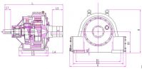 行星齒輪減速器外形尺寸圖